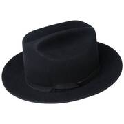 Architect Fur Felt Cattleman Western Hat - Black