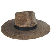 Vintage Couture Juliana Palm Straw Rancher Fedora Hat