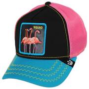 Flamingo Mesh Trucker Snapback Baseball Cap