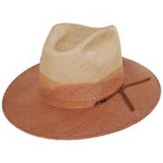 Rask Gradient Panama Straw Fedora Hat