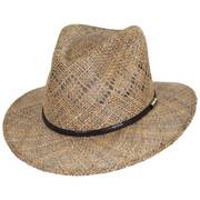 Creston Seagrass Straw Safari Fedora Hat