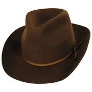 Duke Wool Felt Cowboy Hat - Coffee