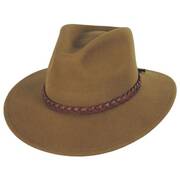 Messer Wool Felt Western Fedora Hat - Bronze