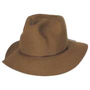Wesley Braided Toyo Straw Fedora Hat - Copper