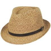 Bemaraha Raffia Straw Stingy Brim Fedora Hat