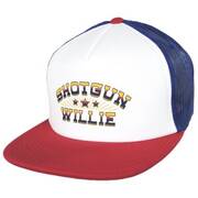 Willie Nelson Shotgun MP Mesh Trucker Snapback Baseball Cap