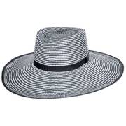 Two Tone Panama Straw Planter Hat