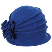 Boiled Wool Cloche Hat