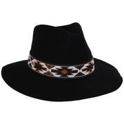 Dona Wool Felt Safari Fedora Hat