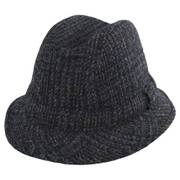 Plaid Harris Tweed Wool Walking Hat