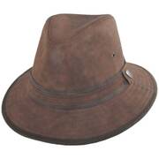 Cobra Vegan Leather Safari Fedora Hat