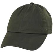 British Millerain Waxed Cotton Strapback Baseball Cap Dad Hat