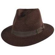 Rio Toyo Straw Safari Fedora Hat