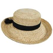 Rockport Big Brim Raffia Straw Sun Hat