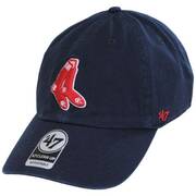Boston Red Sox MLB Cooperstown Clean Up Strapback Baseball Cap Dad Hat