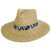 Mykonos Milan Straw Rancher Fedora Hat