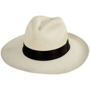 Grade 10 Panama Straw Clasico Center Pinch Fedora Hat