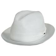 Craig Polybraid Straw Fedora Hat