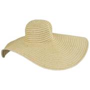 Santa Rosa Asymetrical Brim Toyo Straw Sun Hat