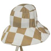 Jasper Checkerboard Cotton Packable Bucket Hat