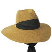 Emelia Scarf Toyo Braid Safari Fedora Hat
