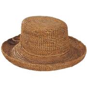 Twisted Raffia Straw Boater Hat