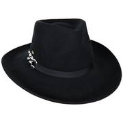 Odette Chain Wool Felt Fedora Hat