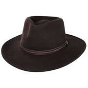 Bryan Wool Felt Rancher Fedora Hat