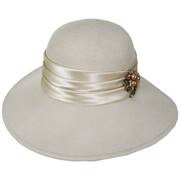 Brooch Wool Felt Lampshade Hat