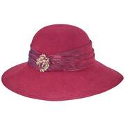 Brooch Wool Felt Lampshade Hat