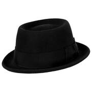 Darron Wool LiteFelt Pork Pie Hat - Black