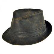Weathered Cotton Trilby Fedora Hat