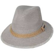 Smokey Textured Cotton Safari Fedora Hat