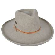 Vintage Couture The Bones Wool Felt Fedora Hat