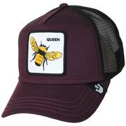Queen Bee Mesh Trucker Snapback Baseball Cap