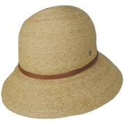 Besa Rollable Raffia Straw Cloche Hat