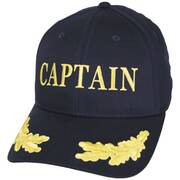 Captain Snapback Baseball Cap - Navy Blue