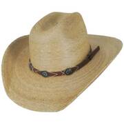 Cowhand Palm Straw Western Hat