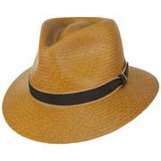 Brooks Panama Straw Fedora Hat