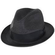 Craig Polybraid Straw Fedora Hat