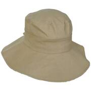 Alma Ponytail Cotton Bucket Hat