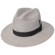 Keats Vented Panama Straw Fedora Hat