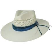 Sedona Bangora Straw Fedora Hat