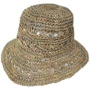 Sailing Crochet Seagrass Straw Bucket Hat