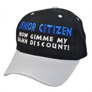 Senior Citizen Discount Snapback Baseball Cap