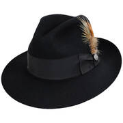 Temple Fur Felt Fedora Hat