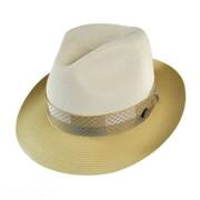 Andover Florentine Milan Straw Fedora Hat