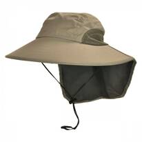 UPF 50+ Large Bill Hat with Neck Flap