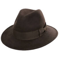 Officially Licensed Crushable Wool Felt Fedora Hat