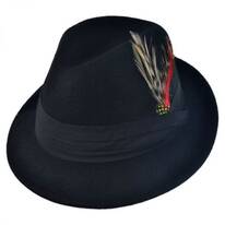Kid's Blues Crushable Wool Felt Trilby Fedora Hat